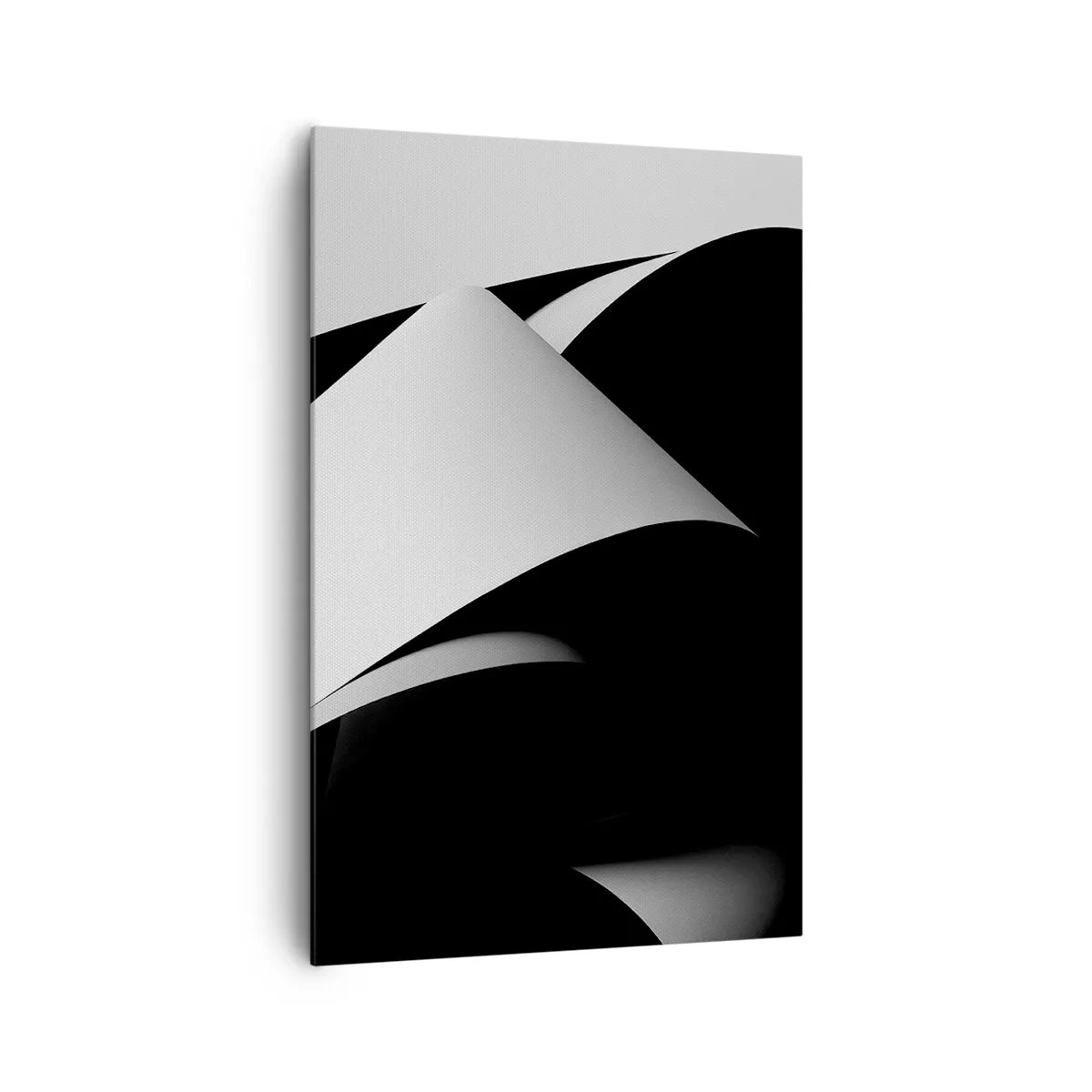 Schilderen op canvas - Lichtvlakken uit de diepten van de schaduw - 80x120 cm