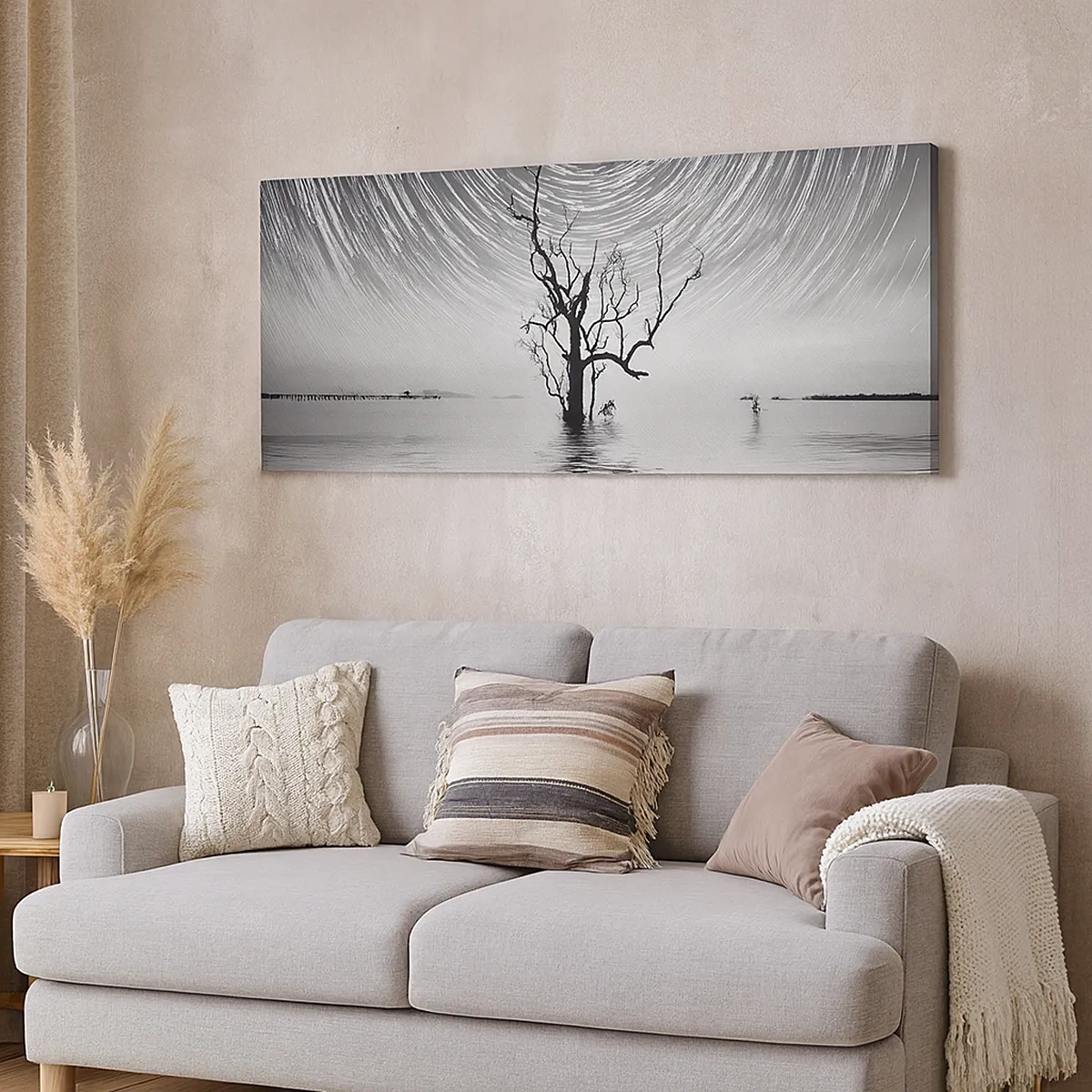 Schilderen op canvas - Een symfonie van de natuur - 30x30 cm