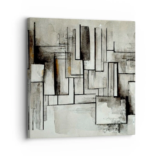 Schilderen op canvas - De kracht van eenvoud - 30x30 cm