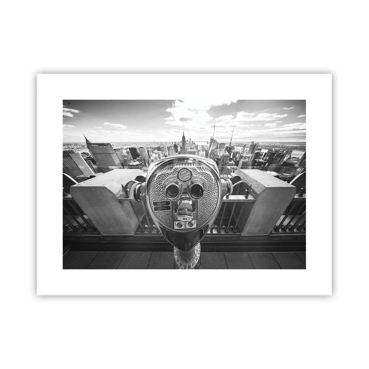 Poster - Stad boven de steden - 40x30 cm