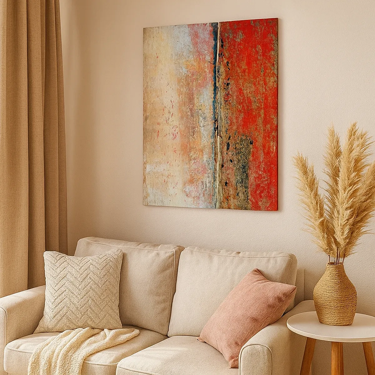 Schilderen op canvas - Wellicht is het de zee - 50x70 cm