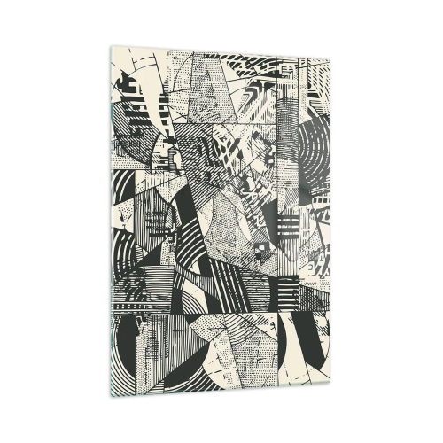 Schilderen op glas - De dynamiek van nu - 50x70 cm