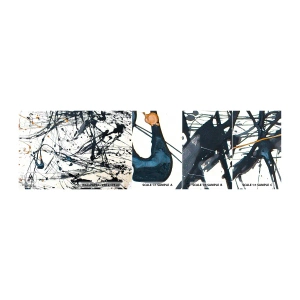 Fotobehang Monster Zelfklevend Deluxe Sticker - Zin of geen zin? - Abstractie, Grafisch, Deel - 100x30 cm