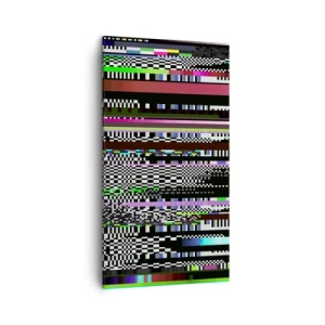 Schilderen op canvas - Het controlebeeld van de werkelijkheid - 45x80 cm