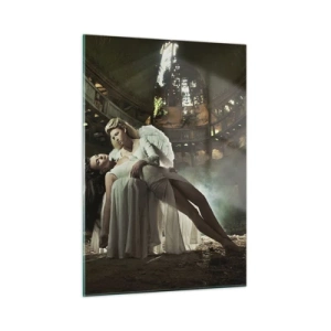 Schilderen op glas - De geest van het oude theater - 50x70 cm