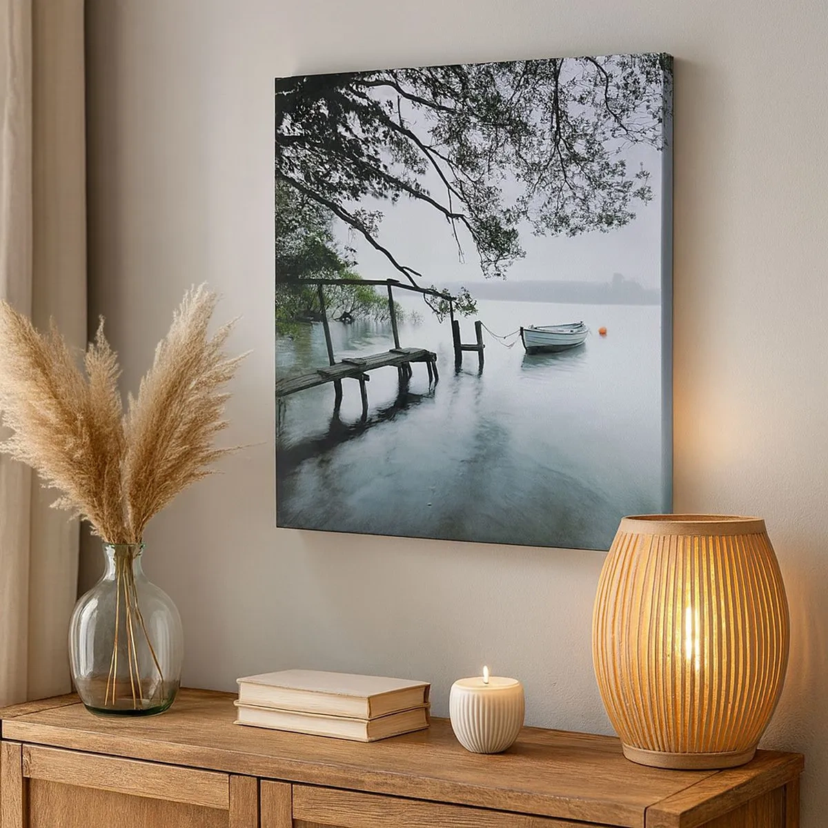 Schilderen op canvas - Je bent al aan het rusten - 30x30 cm