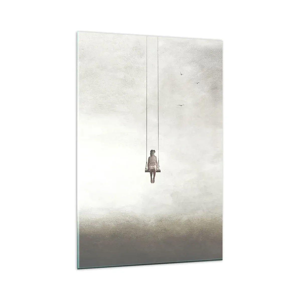 Schilderen op glas - Een kind in ons - 80x120 cm