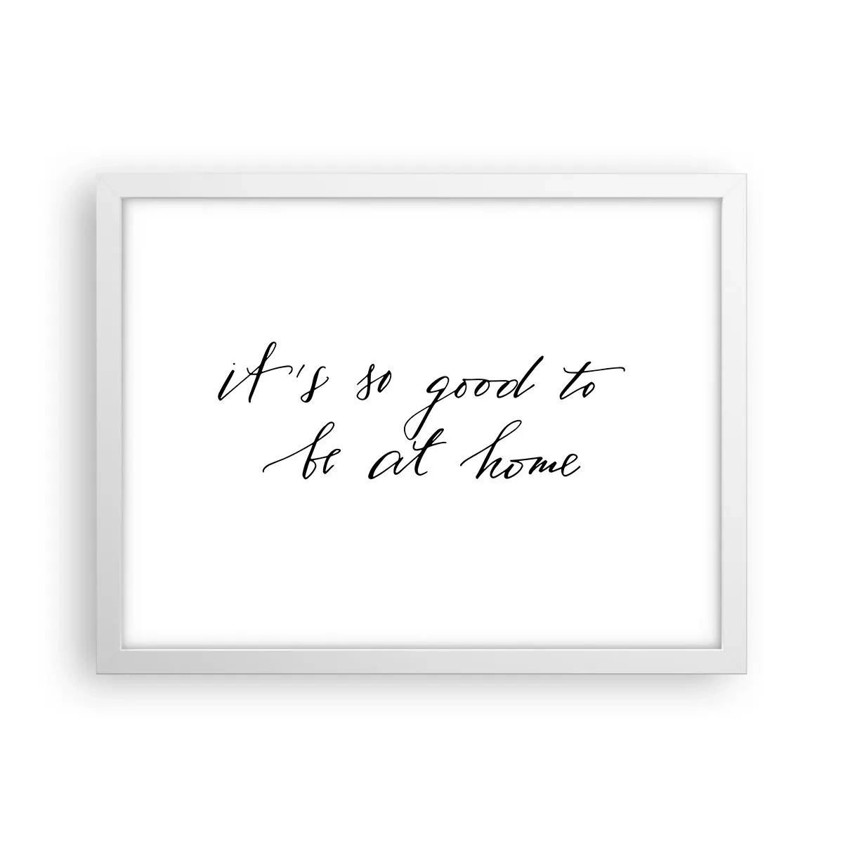 Poster in een witte lijst - De hele waarheid - 40x30 cm