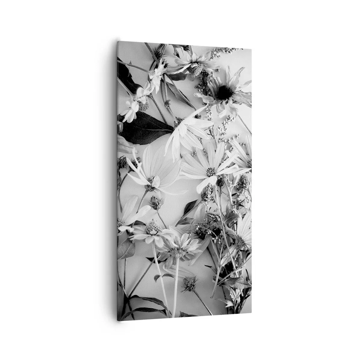 Schilderen op canvas - Niet-boeket bloemen - 65x120 cm