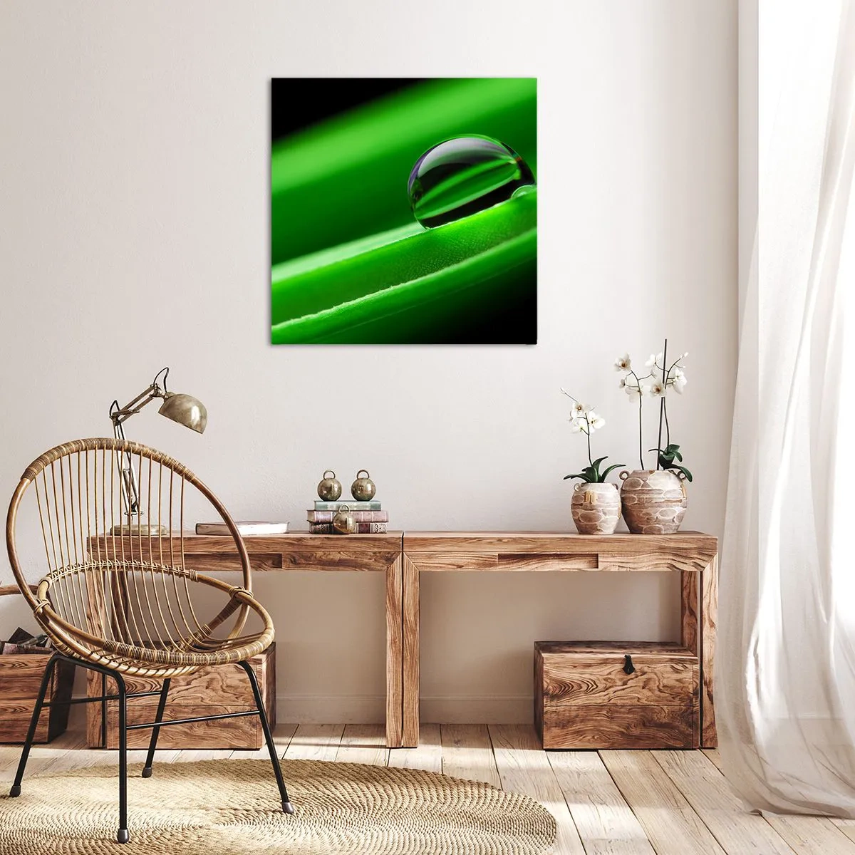 Schilderen op canvas - Leven van dichtbij - 50x50 cm