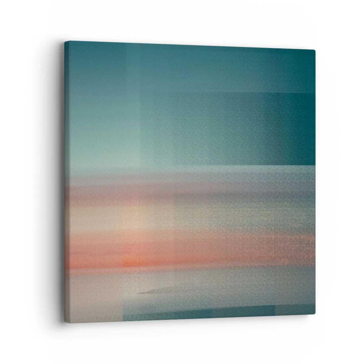 Schilderen op canvas - Abstractie: golven van licht - 30x30 cm
