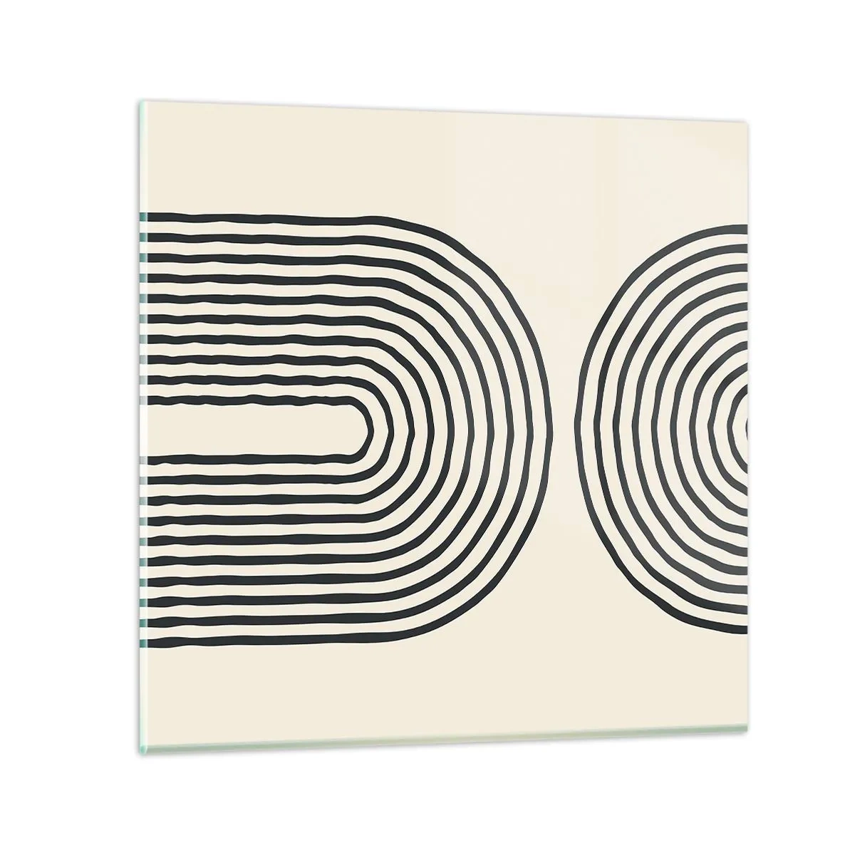 Schilderen op glas - In een ogenblik ... - 50x50 cm