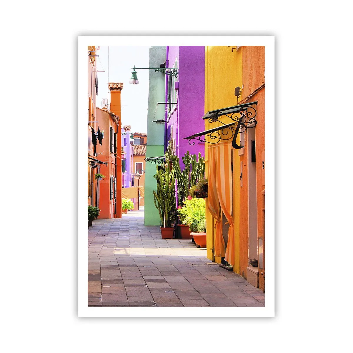 Poster - Regenboogsteeg - 70x100 cm