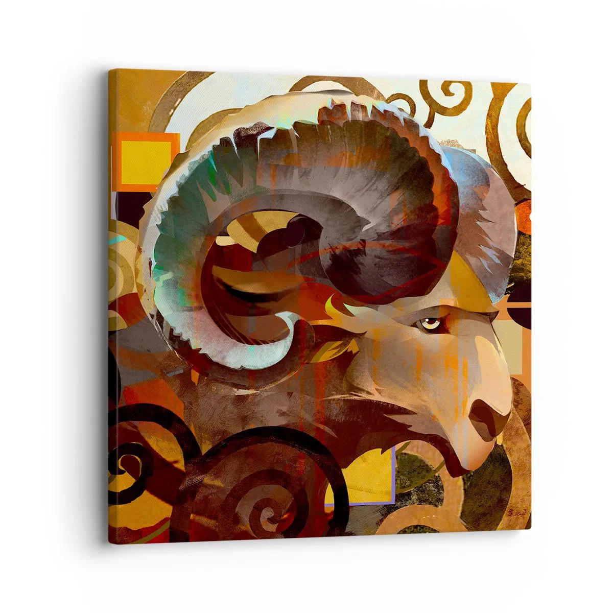Schilderen op canvas - Magie - religies - rituelen - 30x30 cm