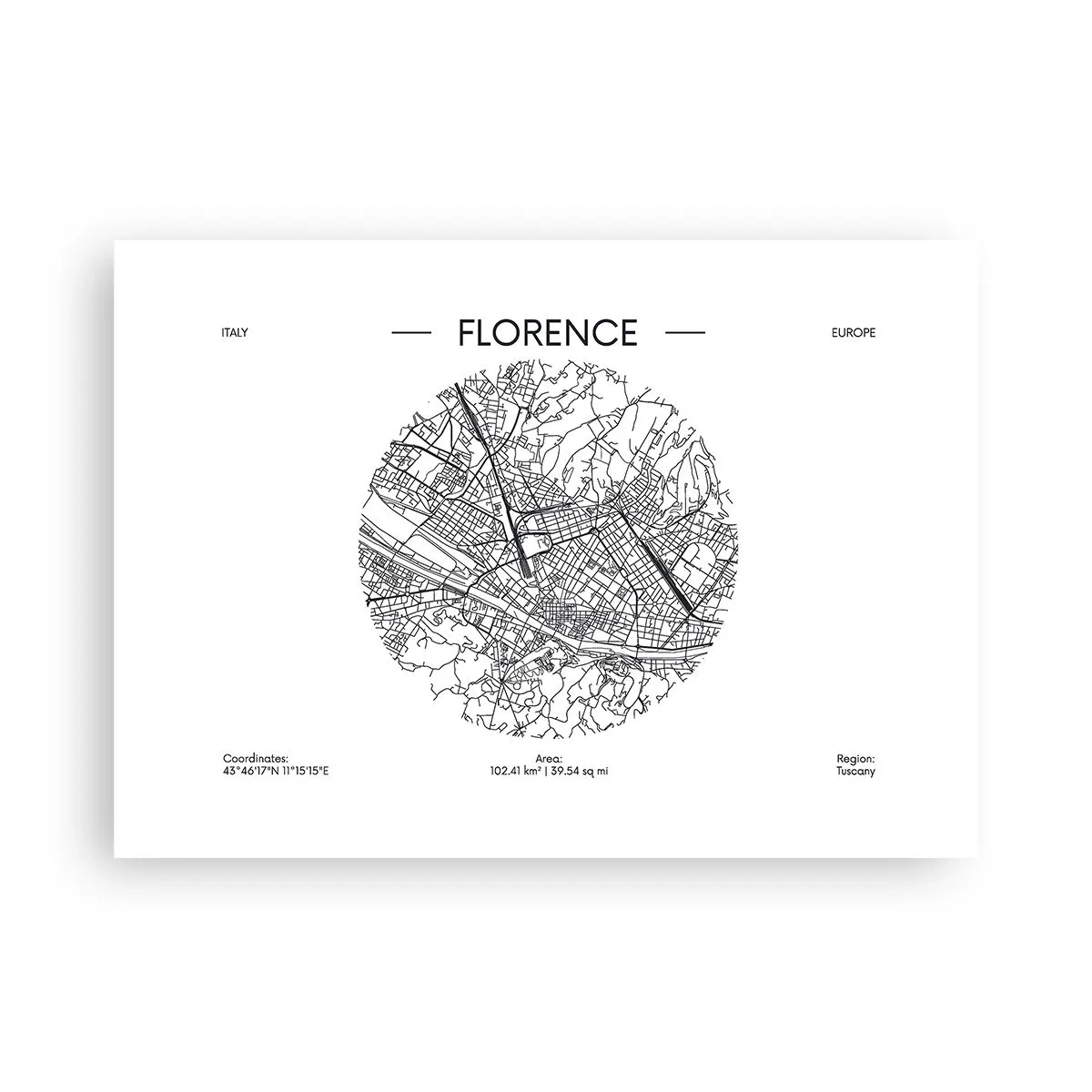 Poster - Anatomie van Florencia - 70x50 cm