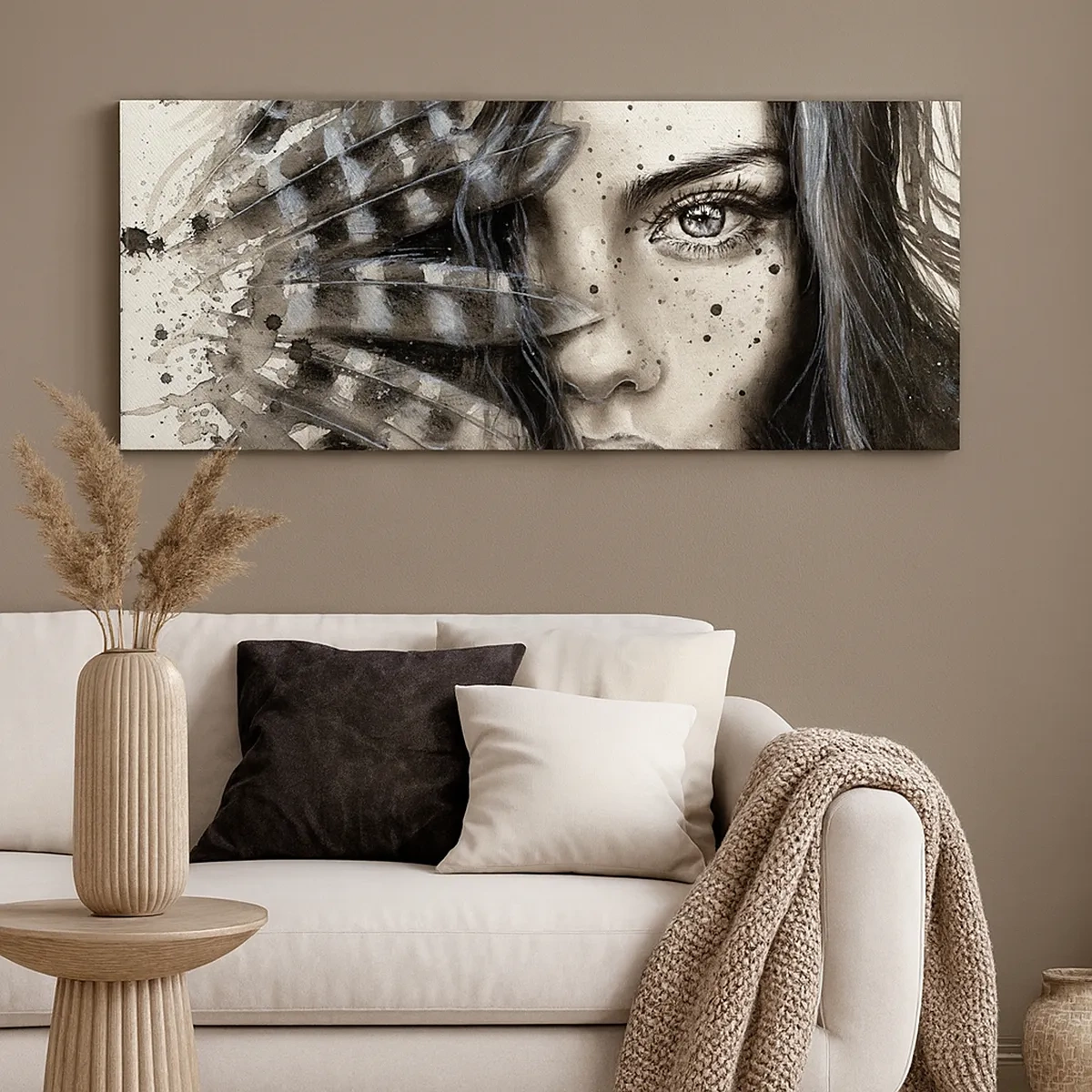 Schilderen op canvas - Wilde schoonheid - 30x30 cm