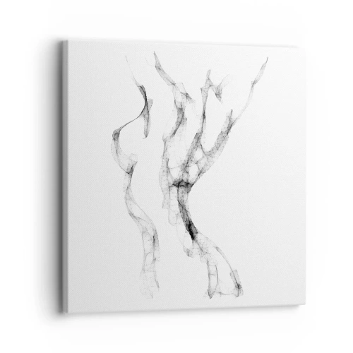 Schilderen op canvas - Mooi en sterk - 30x30 cm