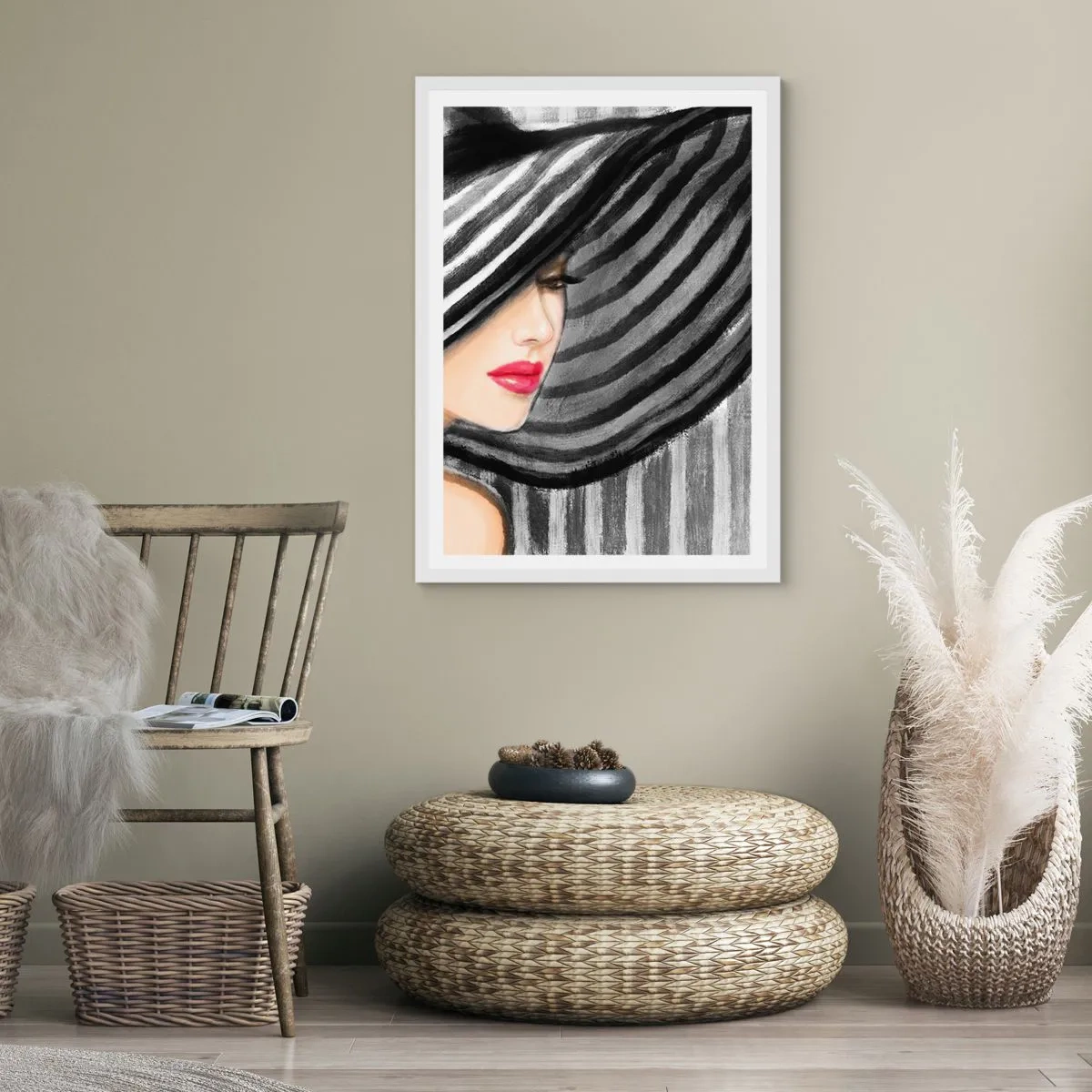 Poster in een witte lijst - Waar moet je zoeken? - 50x70 cm