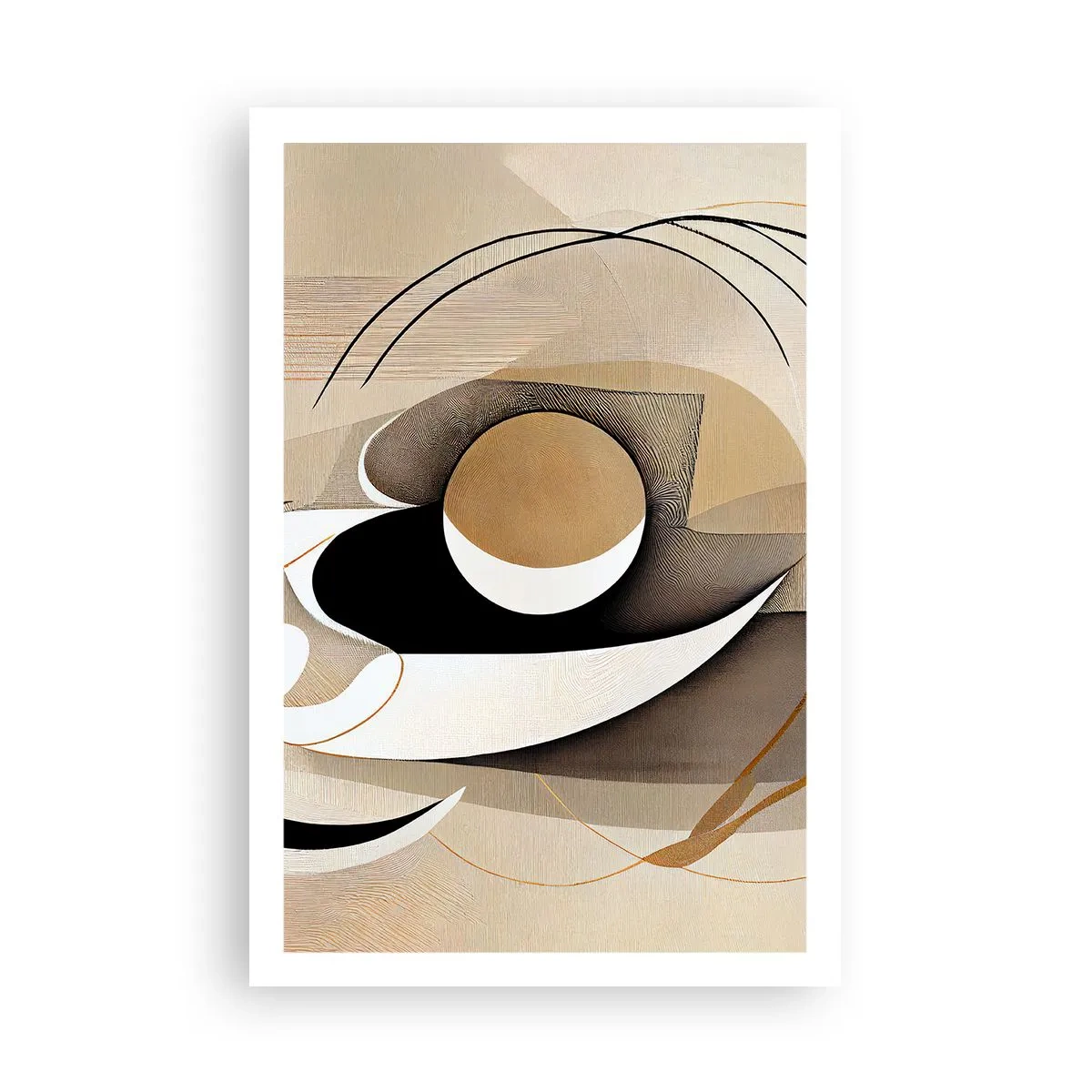 Poster - Compositie: de essentie van de dingen - 61x91 cm