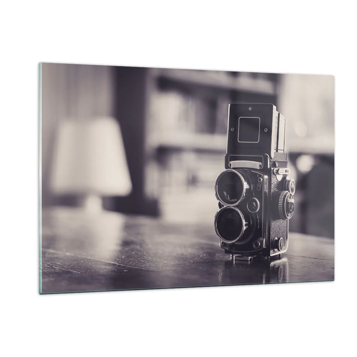 Schilderen op glas - De magie van oude fotografie - 120x80 cm