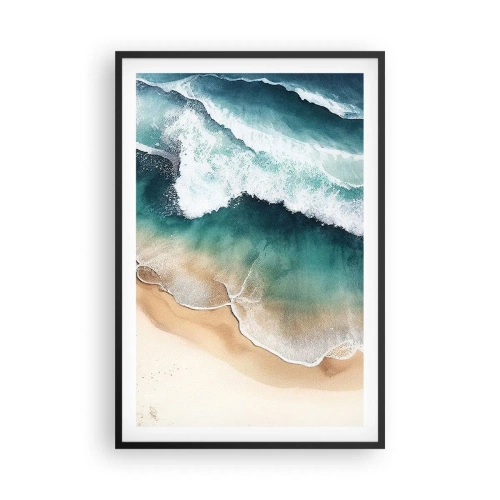 Poster in een zwarte lijst - De eeuwige ontmoeting - 61x91 cm