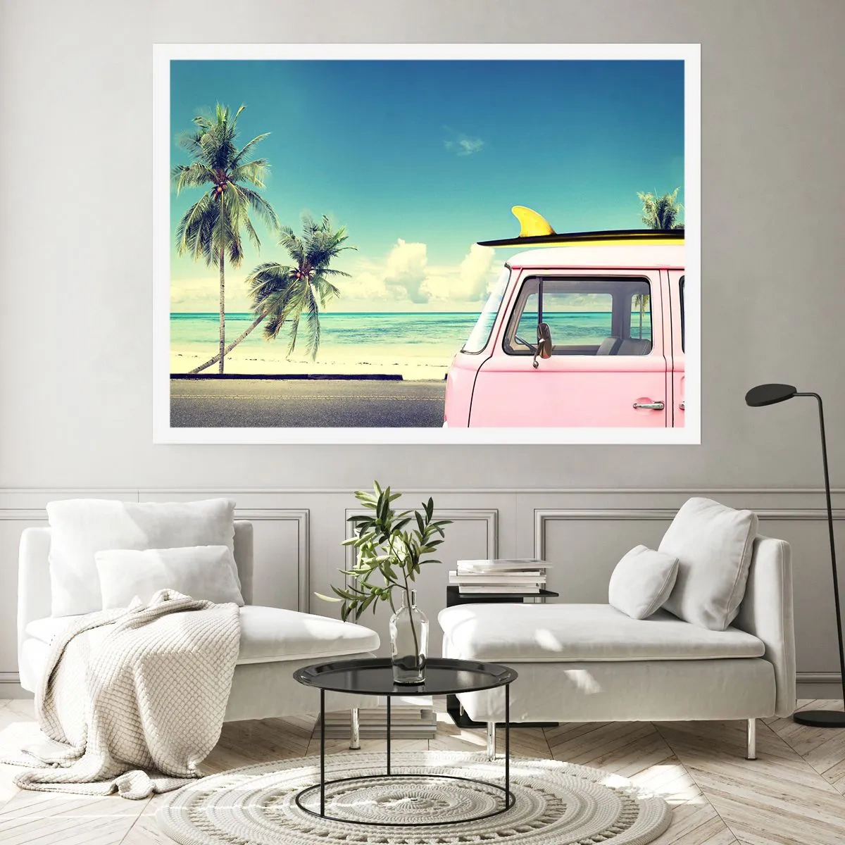 Poster - Tijd om aan je vakantie te beginnen. - 91x61 cm