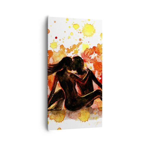 Schilderen op canvas - En er was licht - 65x120 cm