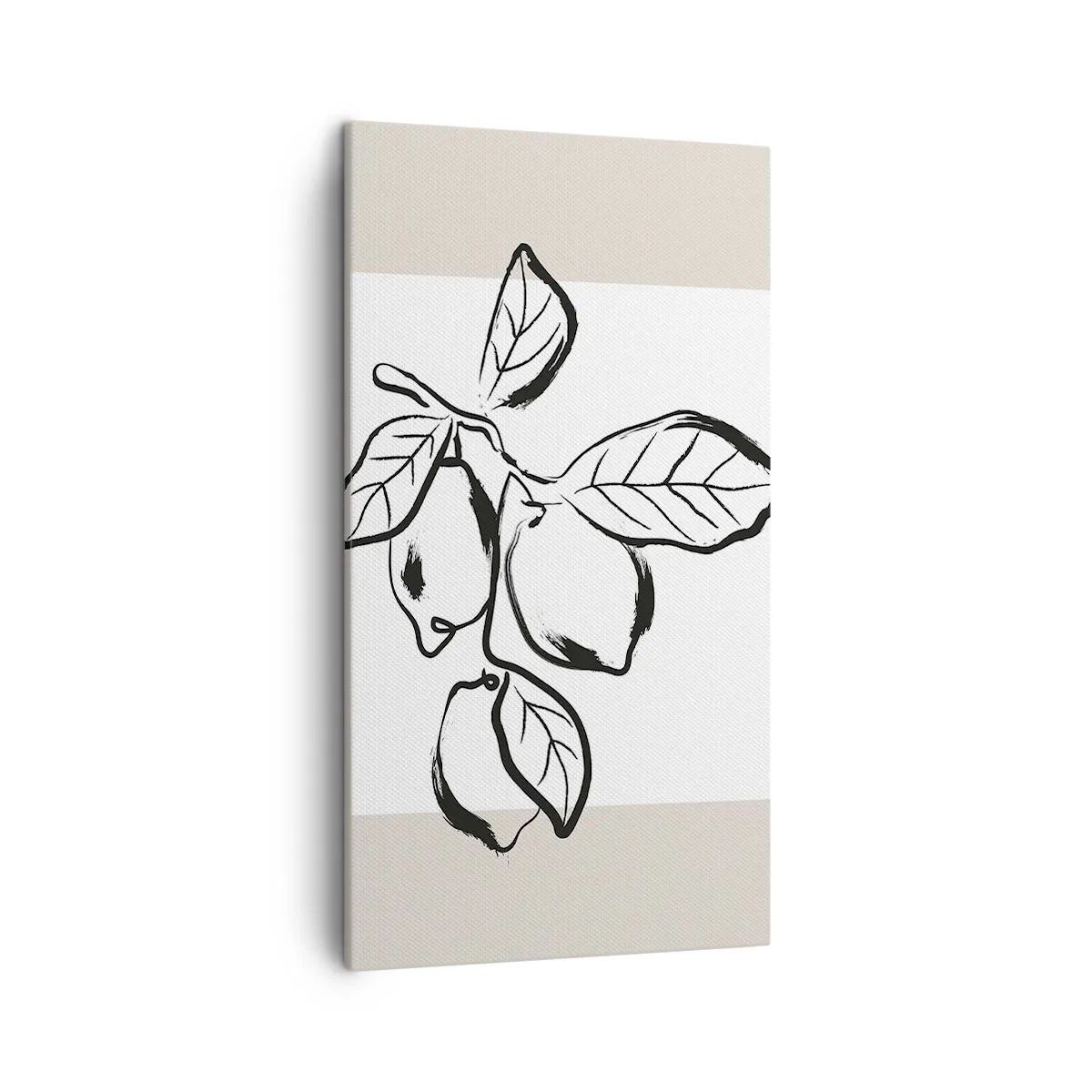 Schilderen op canvas - Waar de citroen rijpt... - 45x80 cm