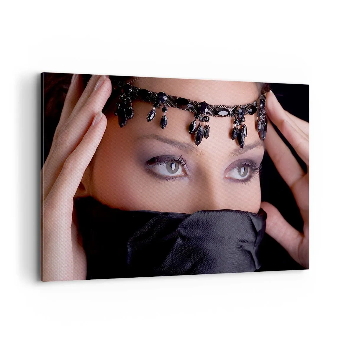 Schilderen op canvas - Oosters verleidelijk mysterie - 120x80 cm