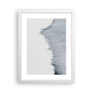 Poster in een witte lijst - Mysterieuze tekst - 30x40 cm