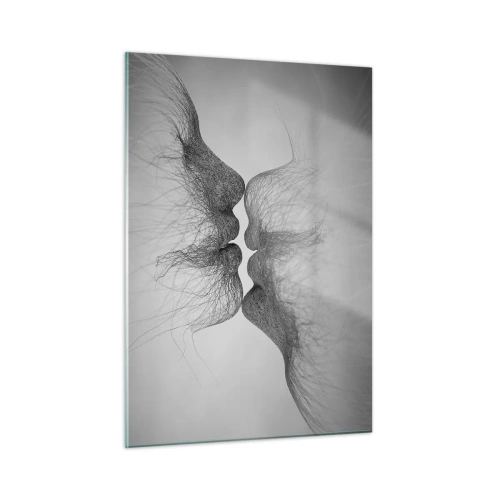 Schilderen op glas - Kus van de wind - 50x70 cm