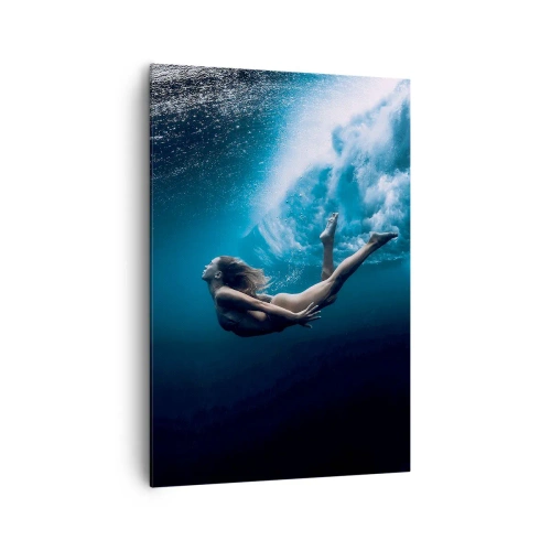 Schilderen op canvas - Een moderne zeemeermin - 70x100 cm