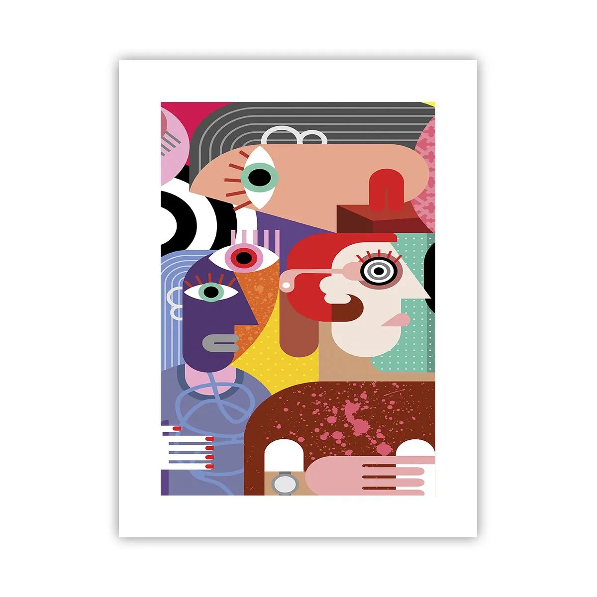 Poster - Wij zijn van de heer Picasso - 30x40 cm