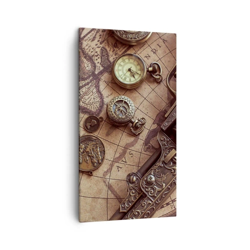 Schilderen op canvas - Avontuur roept - 45x80 cm