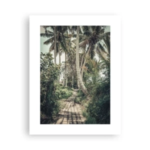 Poster - Palmsteeg - 30x40 cm