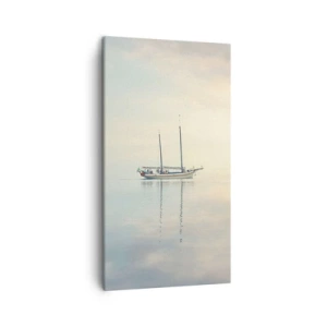 Schilderen op canvas - In een zee van stilte - 45x80 cm