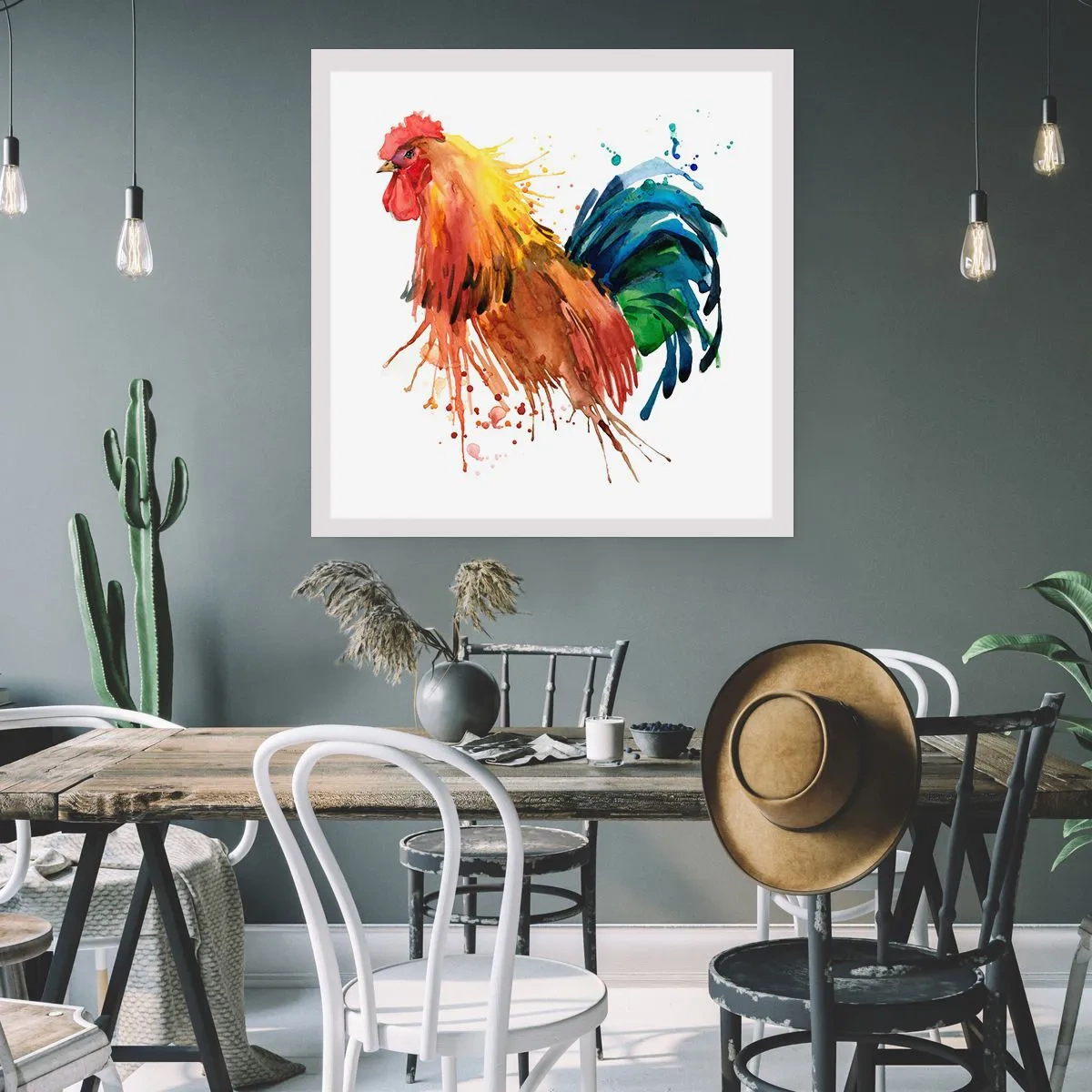 Poster - Koninklijk gewaad, koninklijke trots - 60x60 cm
