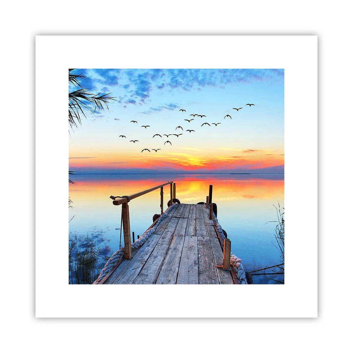 Poster - Het is tijd om terug te gaan... - 30x30 cm