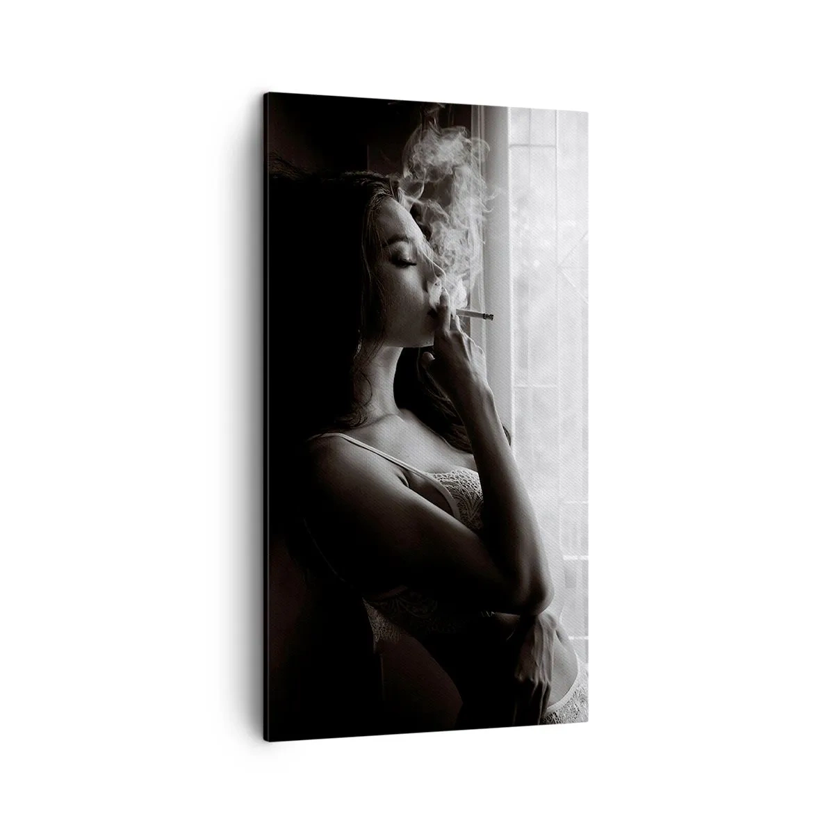 Schilderen op canvas - Een sensueel moment - 45x80 cm