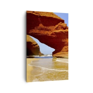 Schilderen op canvas - Water en wind  al duizen jaren - 80x120 cm