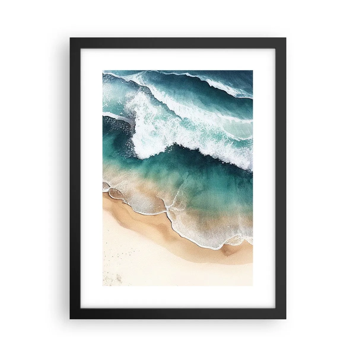 Poster in een zwarte lijst - De eeuwige ontmoeting - 30x40 cm