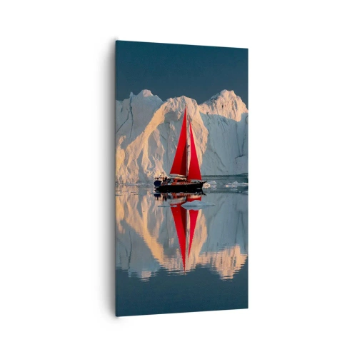 Schilderen op canvas - Aan de rand van de wereld - 65x120 cm