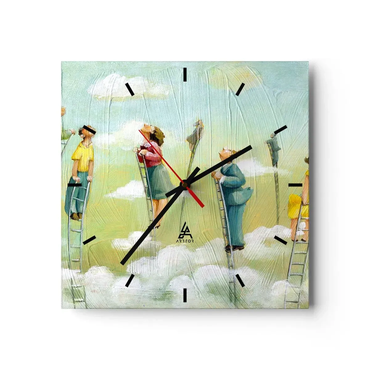 Wandklok - Klok - Achter je droom - 30x30 cm