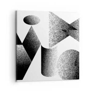 Schilderen op canvas - Hoeken en ovalen - 50x50 cm