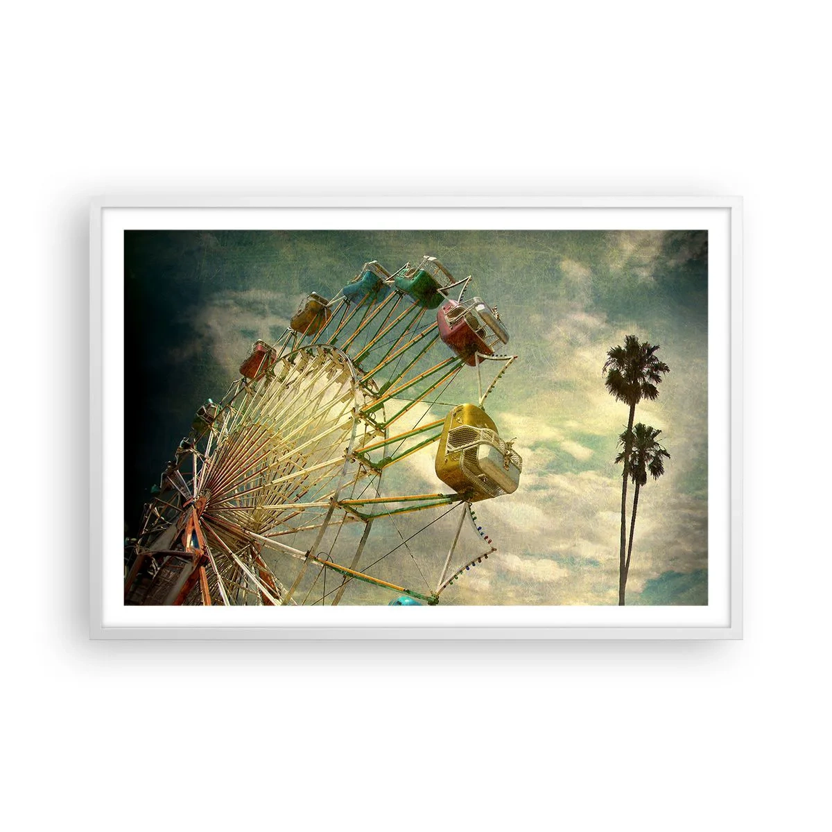 Poster in een witte lijst - Het zal zo zijn, het zal leuk zijn..., - 91x61 cm