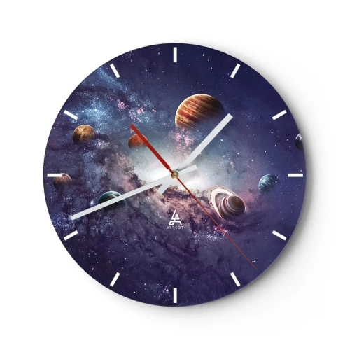 Wandklok - Klok - Zonne-dans systeem - 40x40 cm