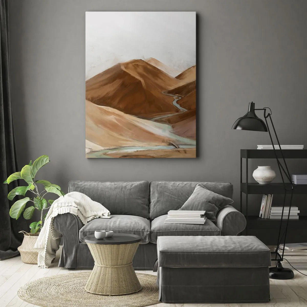 Schilderen op canvas - Naar de bron - 50x70 cm