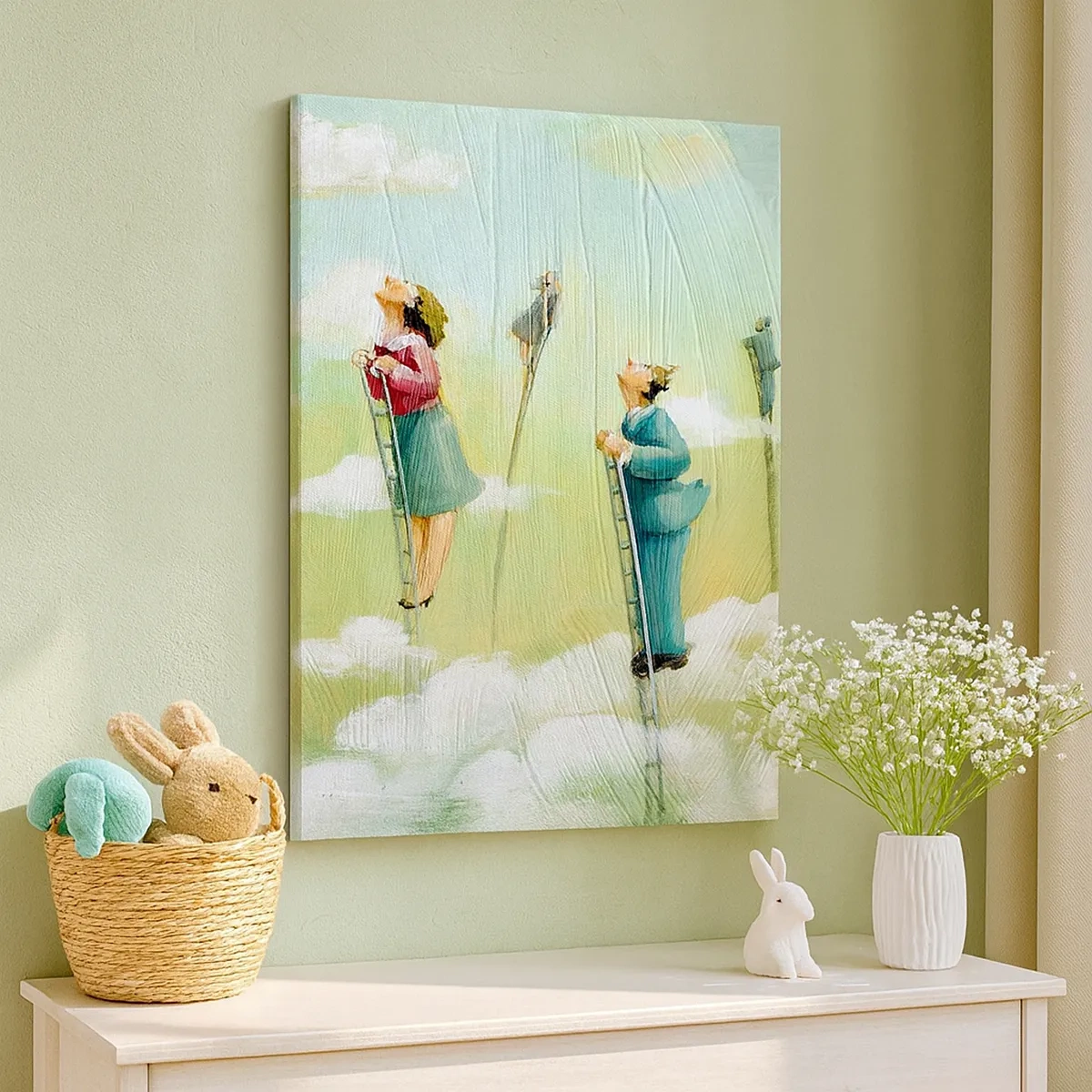 Schilderen op canvas - Achter je droom - 50x70 cm