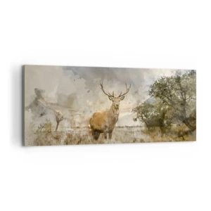 Schilderen op canvas - Waardigheid - kracht - waardigheid - 100x40 cm