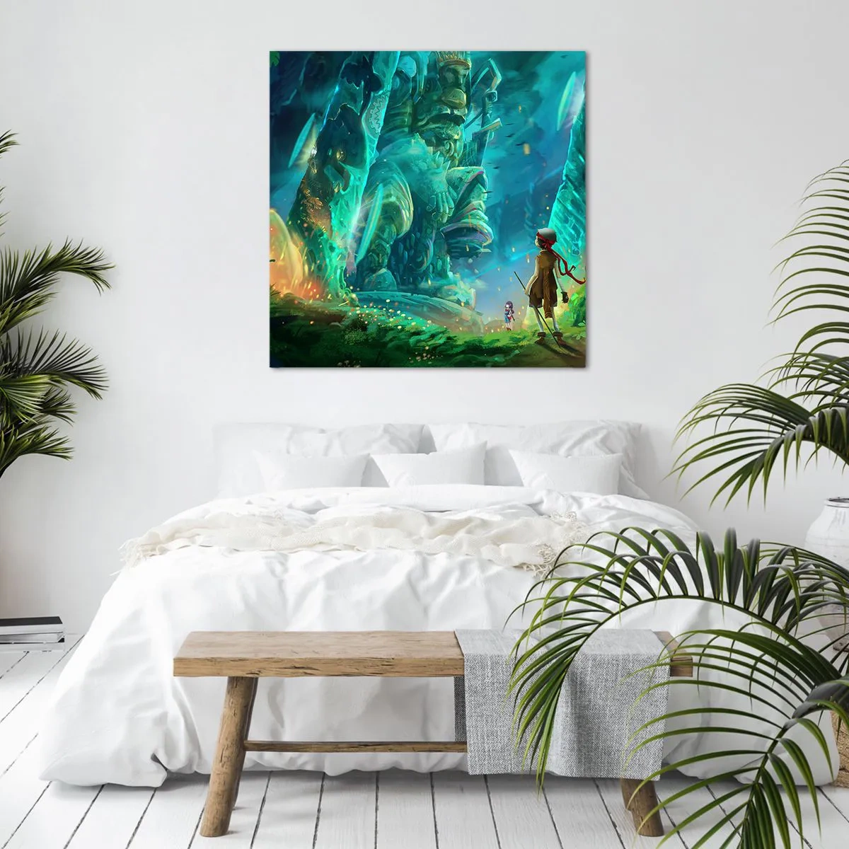 Schilderen op canvas - Uit het grote Sprookjesboek - 60x60 cm